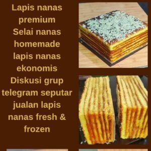 Kursus Kue Lapis Nanas Khas Palembang (Fresh & Frozen)