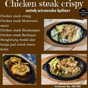 Kursus Chicken Steak Crispy untuk Usaha Kuliner