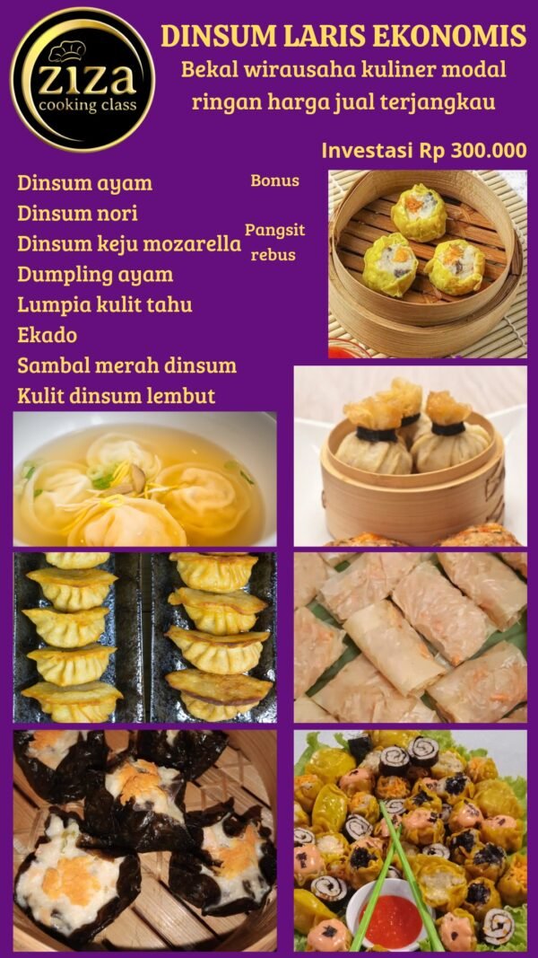 Kelas Online DINSUM LARIS EKONOMIS – Bekal Usaha Kuliner Modal Ringan, Cuan Maksimal!