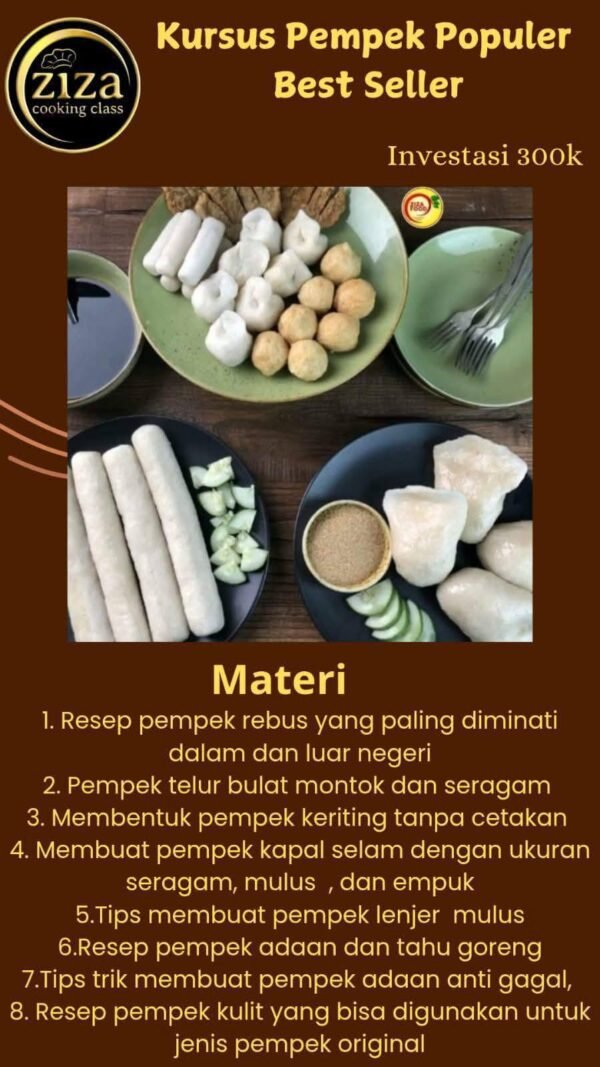 Kursus Online Pempek Populer Best Seller – Praktis & Anti Gagal