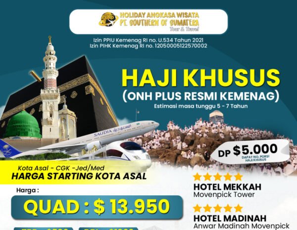 Travel Haji Khusus oleh Holiday Angkasa Wisata