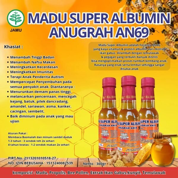 Madu Super Albumin Anugrah AN69